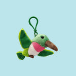 Hummingbird Plush Keychain