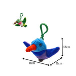 Hummingbird Plush Keychain