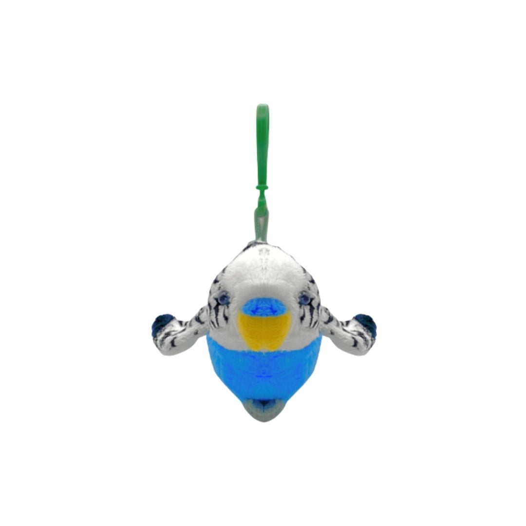 Budgie Plush Keychain