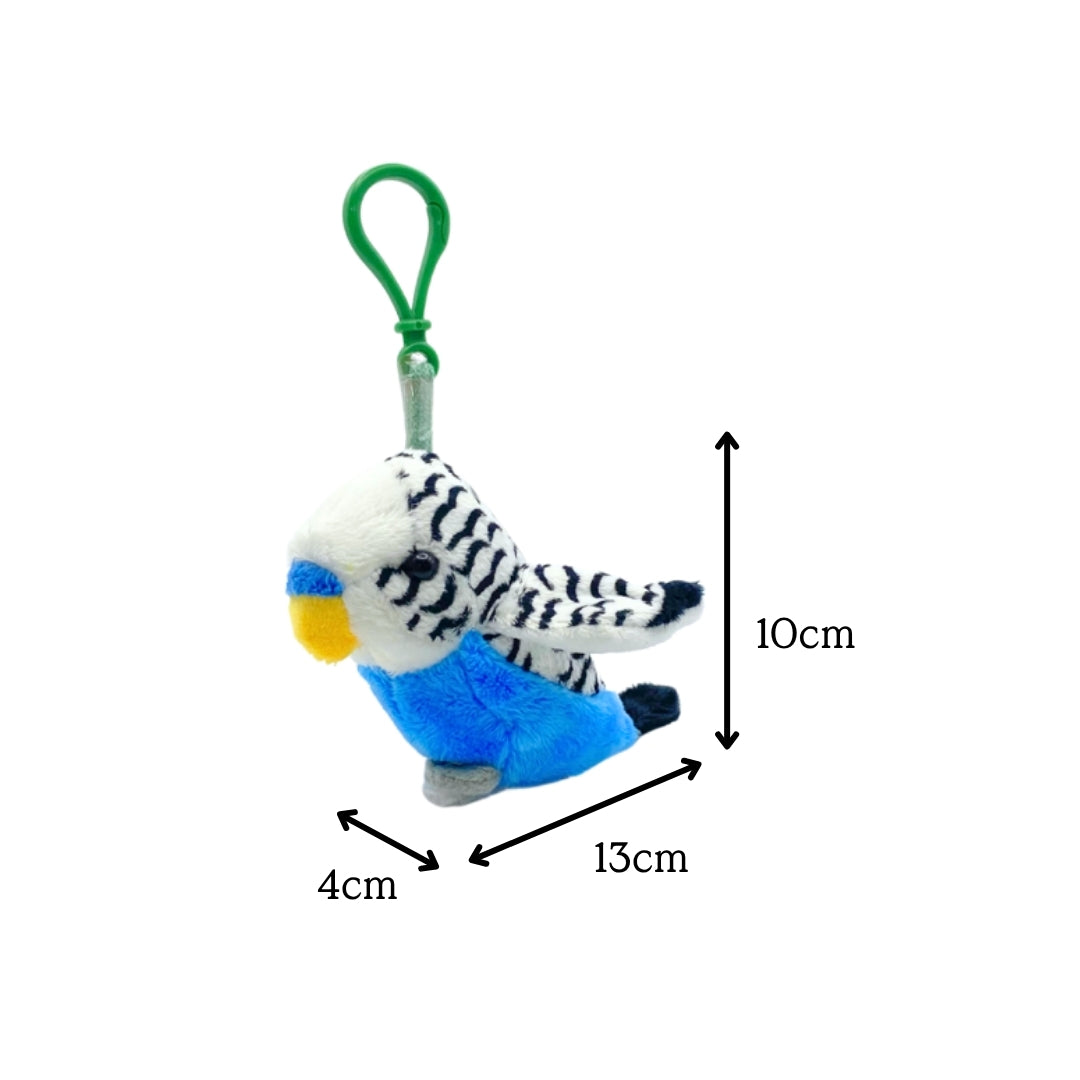 Budgie Plush Keychain