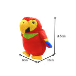 Scarlet Macaw Beanie Plush 8"
