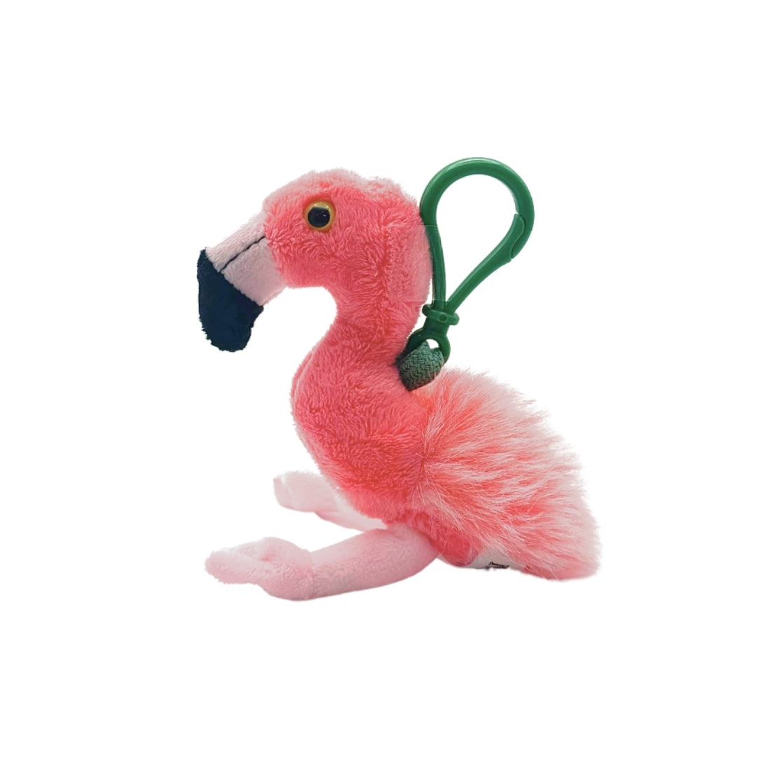 Flamingo Plush Keychain