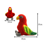 Red Lory Beanie Plush