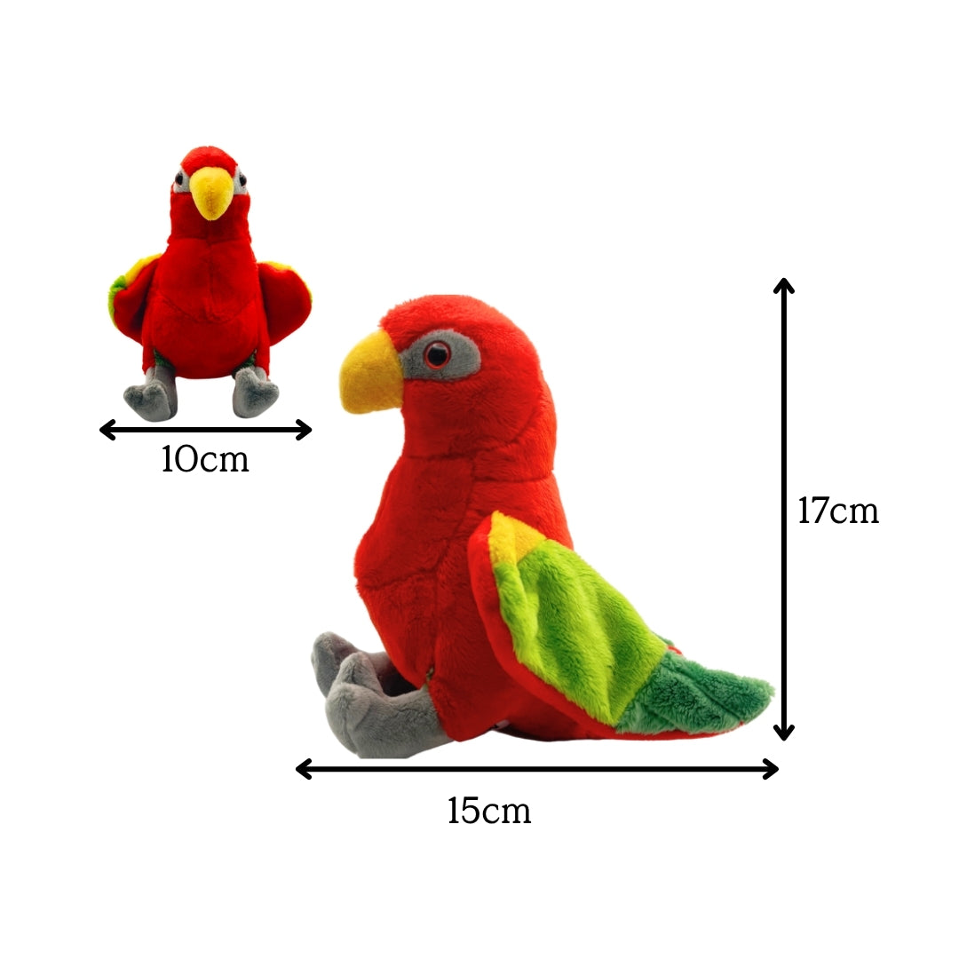 Red Lory Beanie Plush