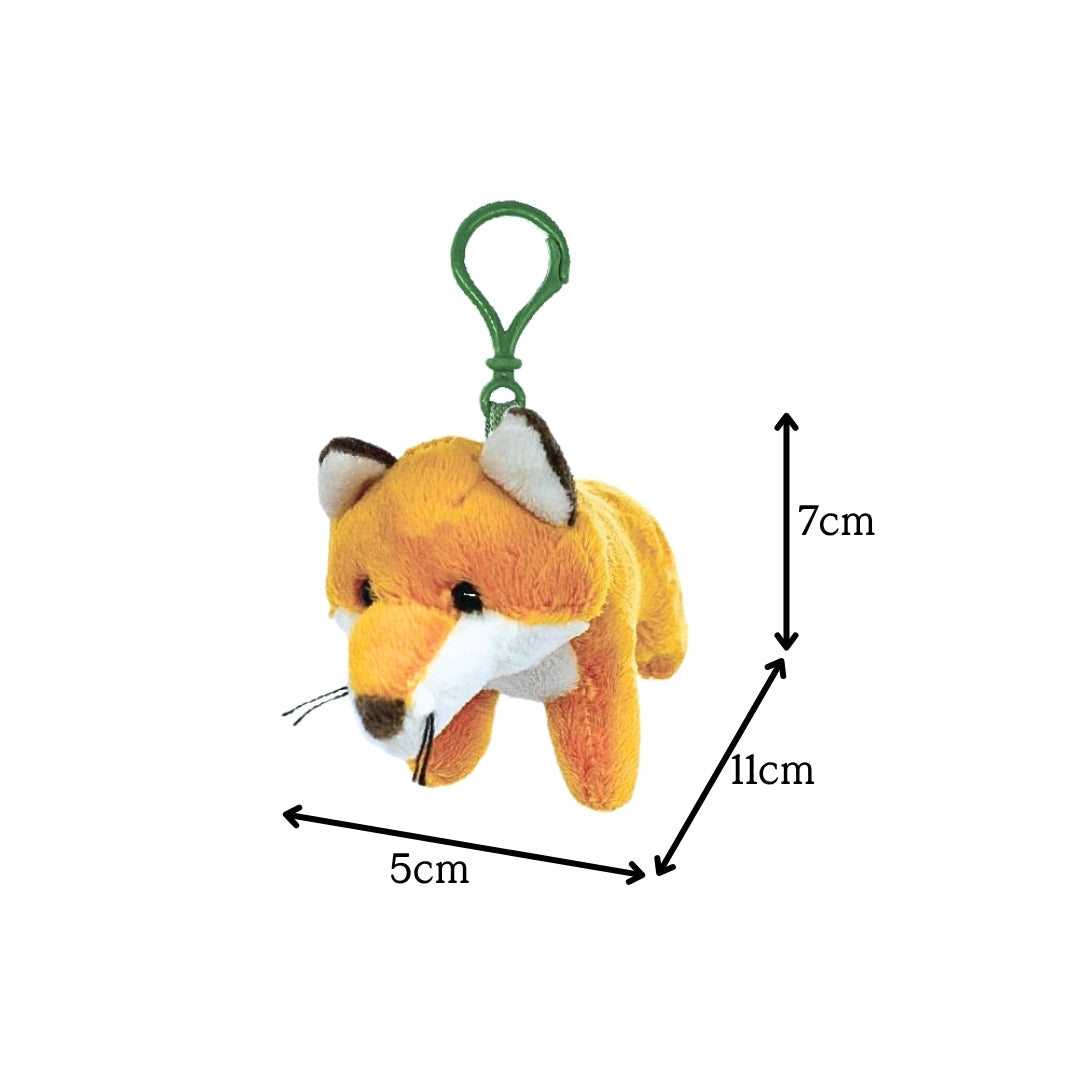 Fox Plush Keychain