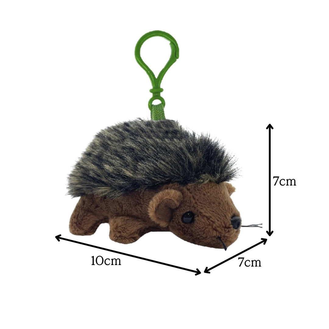 Hedgehog Plush Keychain