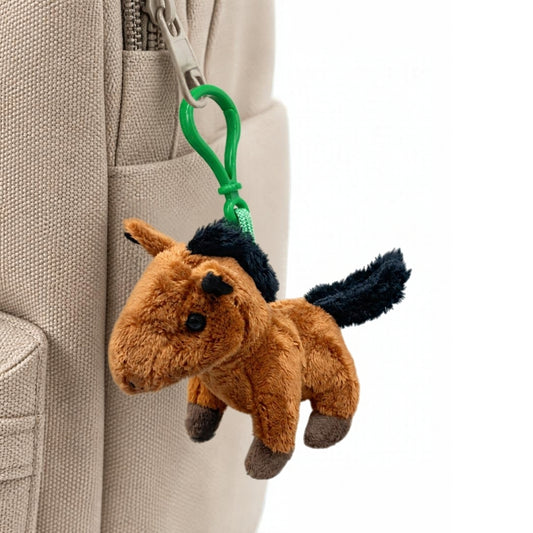 Horse Plush Keychain