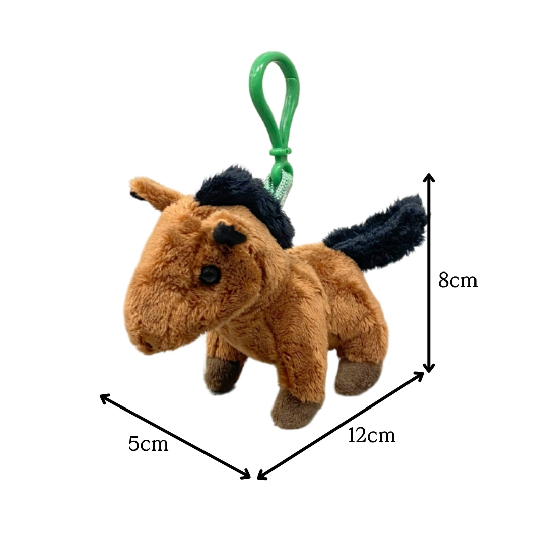 Horse Plush Keychain