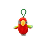 Red Lory Plush Keychain