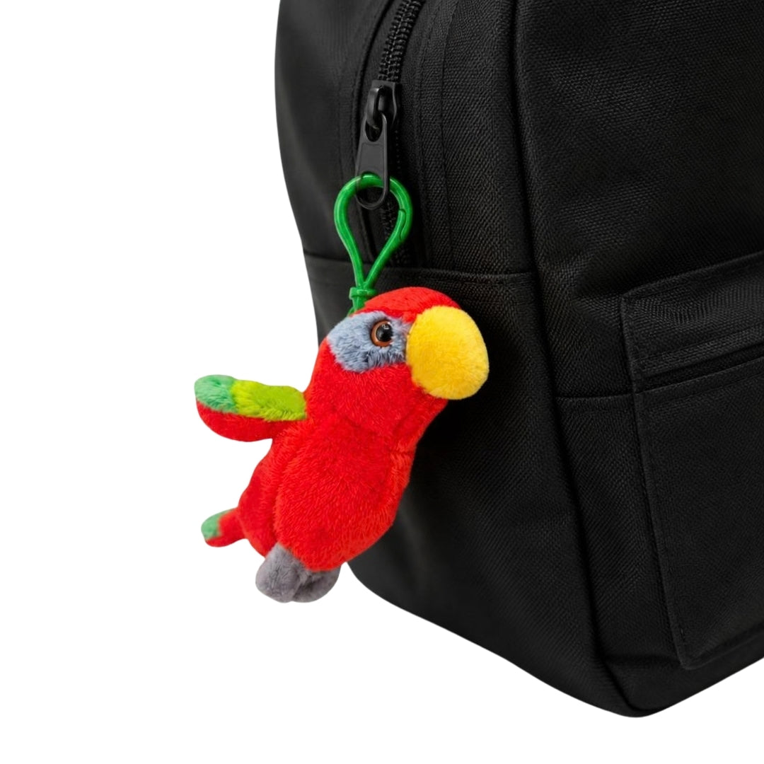 Red Lory Plush Keychain