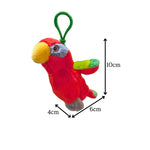 Red Lory Plush Keychain
