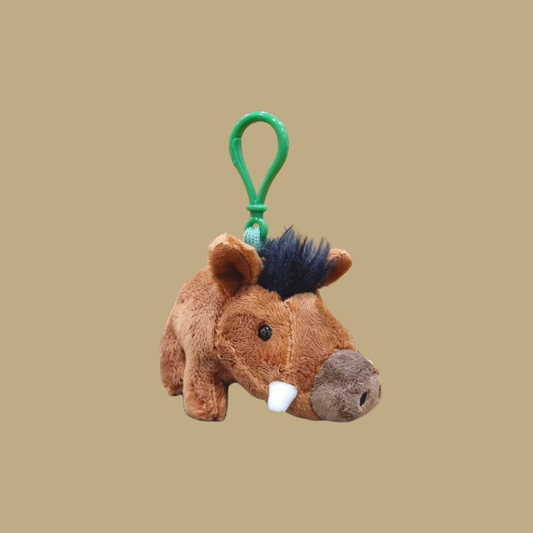 Wild Boar Plush Keychain