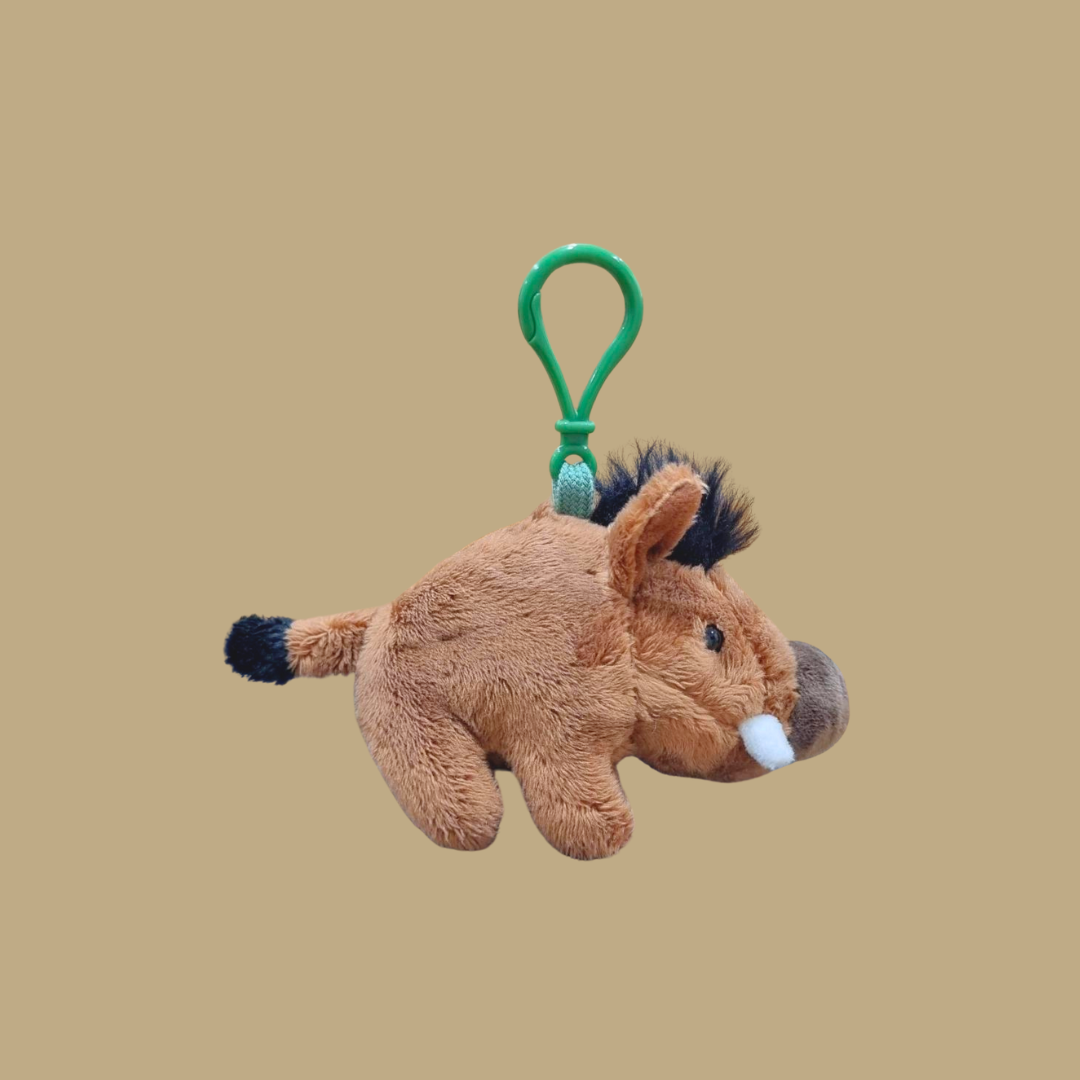 Wild Boar Plush Keychain