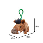 Wild Boar Plush Keychain