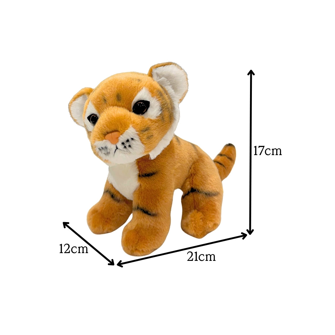Sitting Malayan Tiger Plush 7"