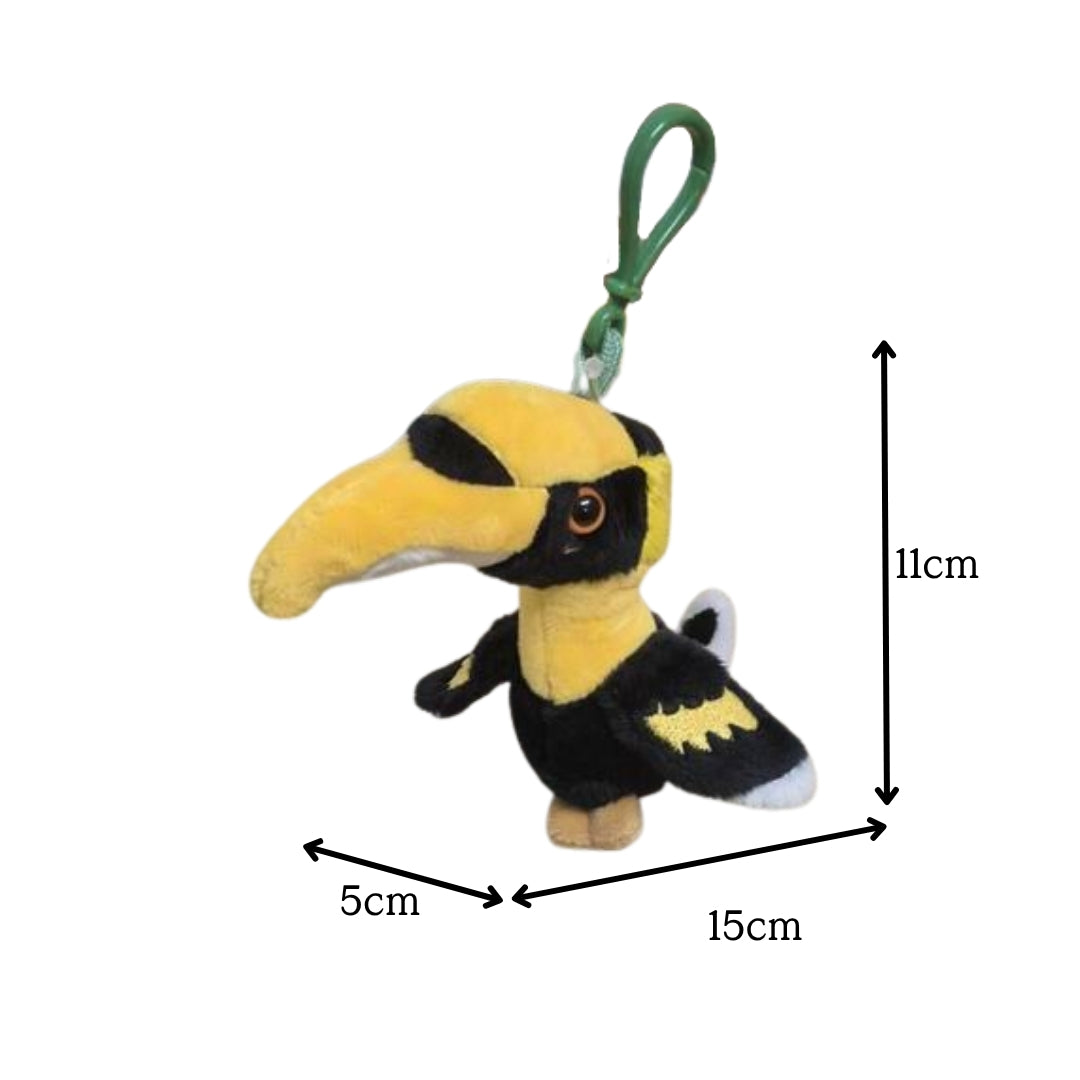 Hornbill Plush Keychain