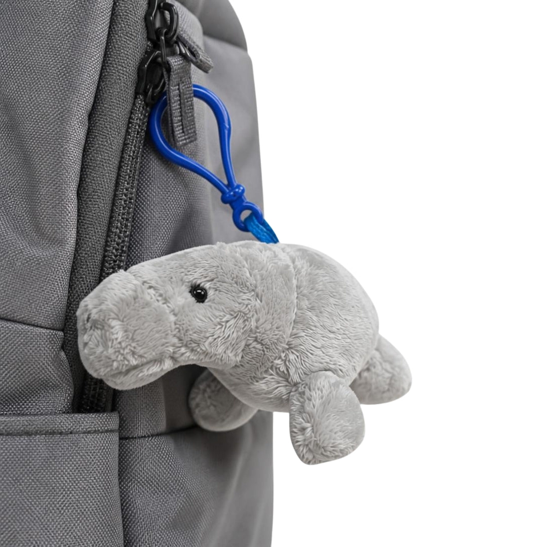 Manatee Plush Keychain