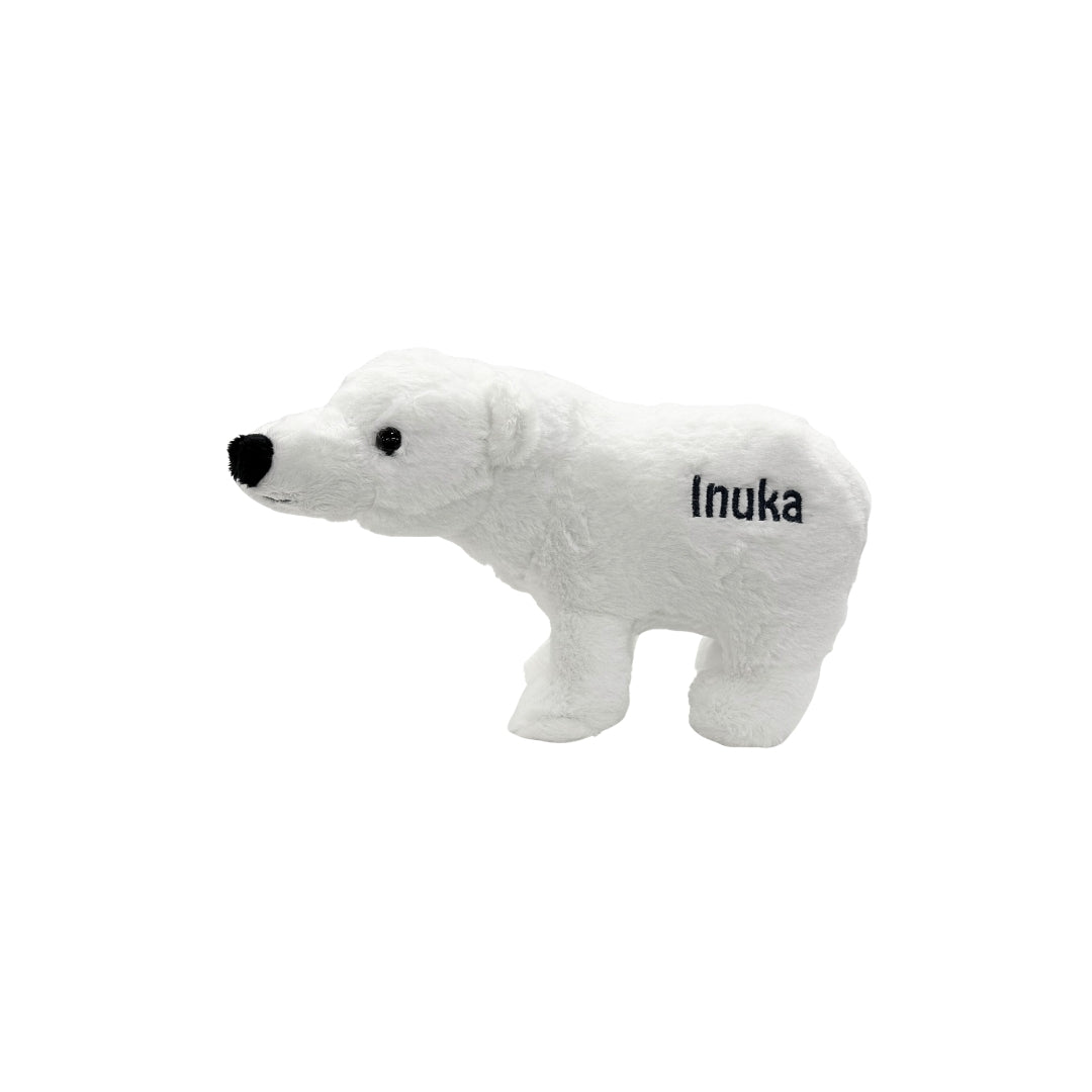 Polar Bear Embroidery Plush 9"