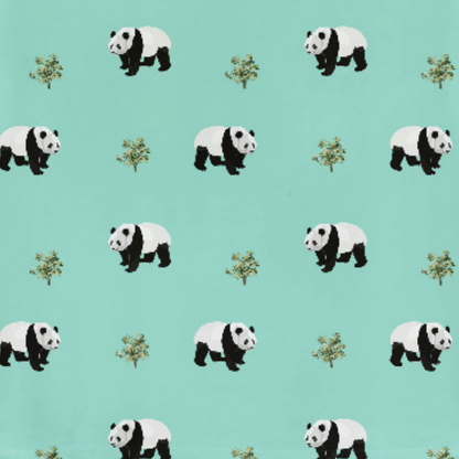 Panda All Over Print Kids Unisex Organic Cotton T-Shirt MANDAI WILDLIFE RESERVE