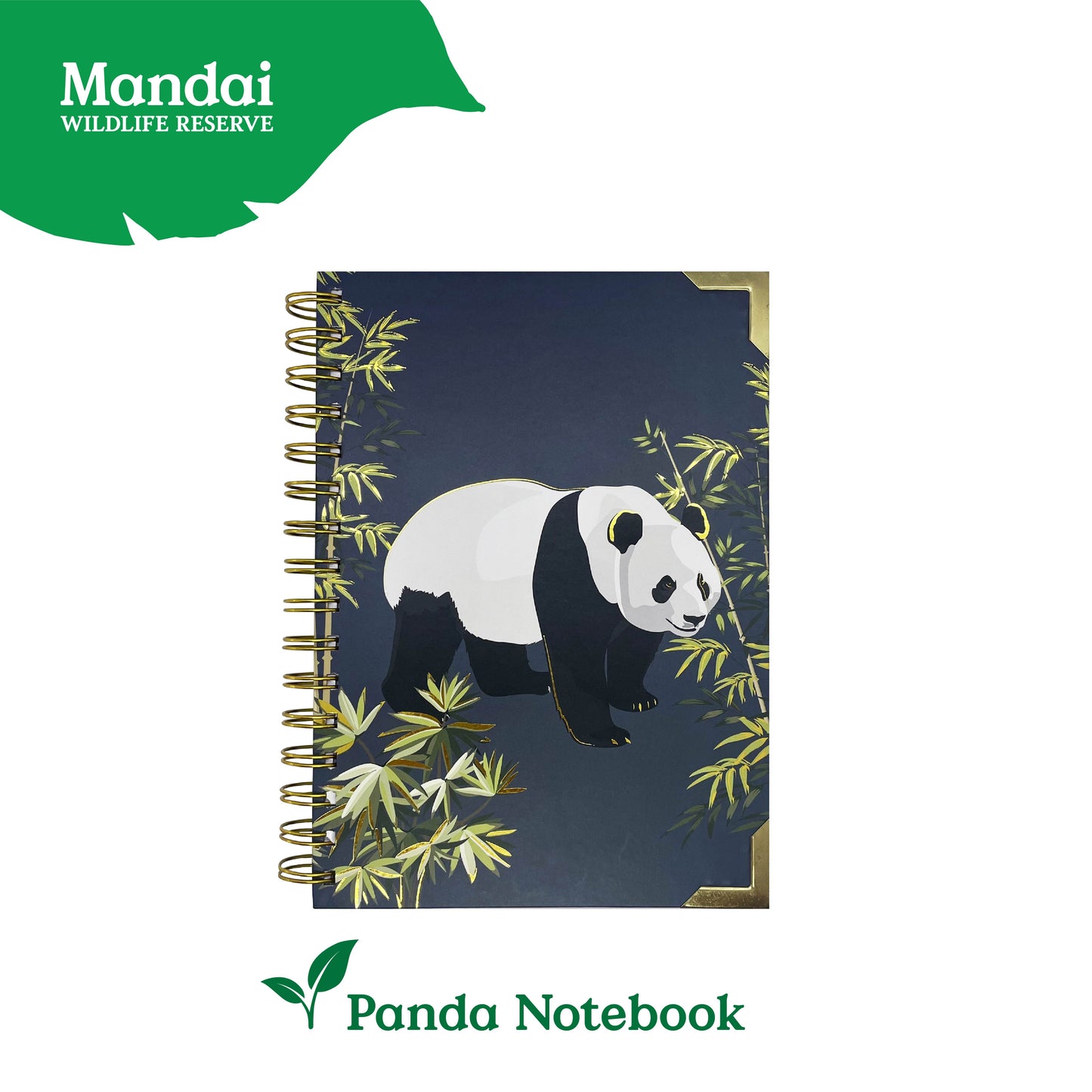 Animal Gold Foil Effect Notebook Paper Accessories Stationery FSC Paper MANDAI WILDLIFE RESERVE