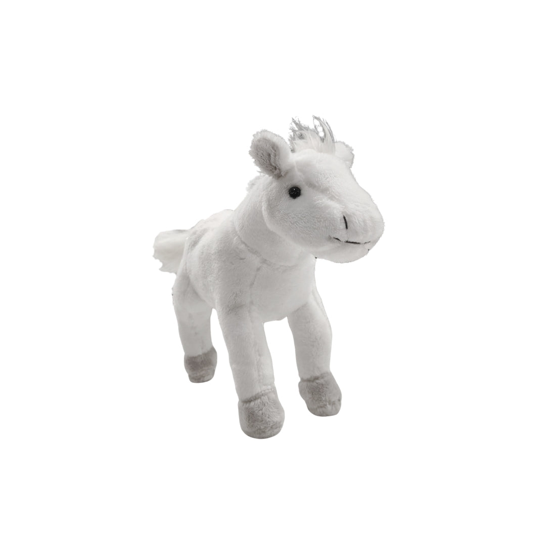 White Horse Beanie Plush