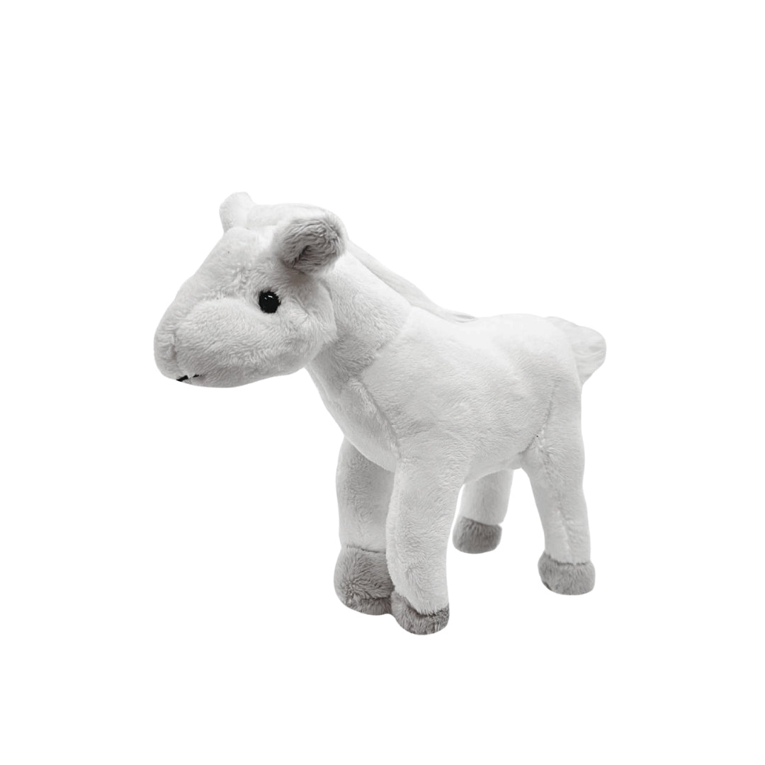 White Horse Beanie Plush