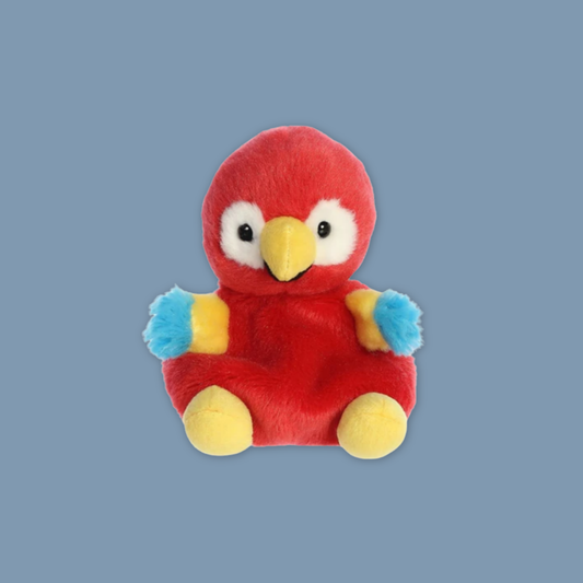 Scarlet Macaw Palm Pal Plush 6 "