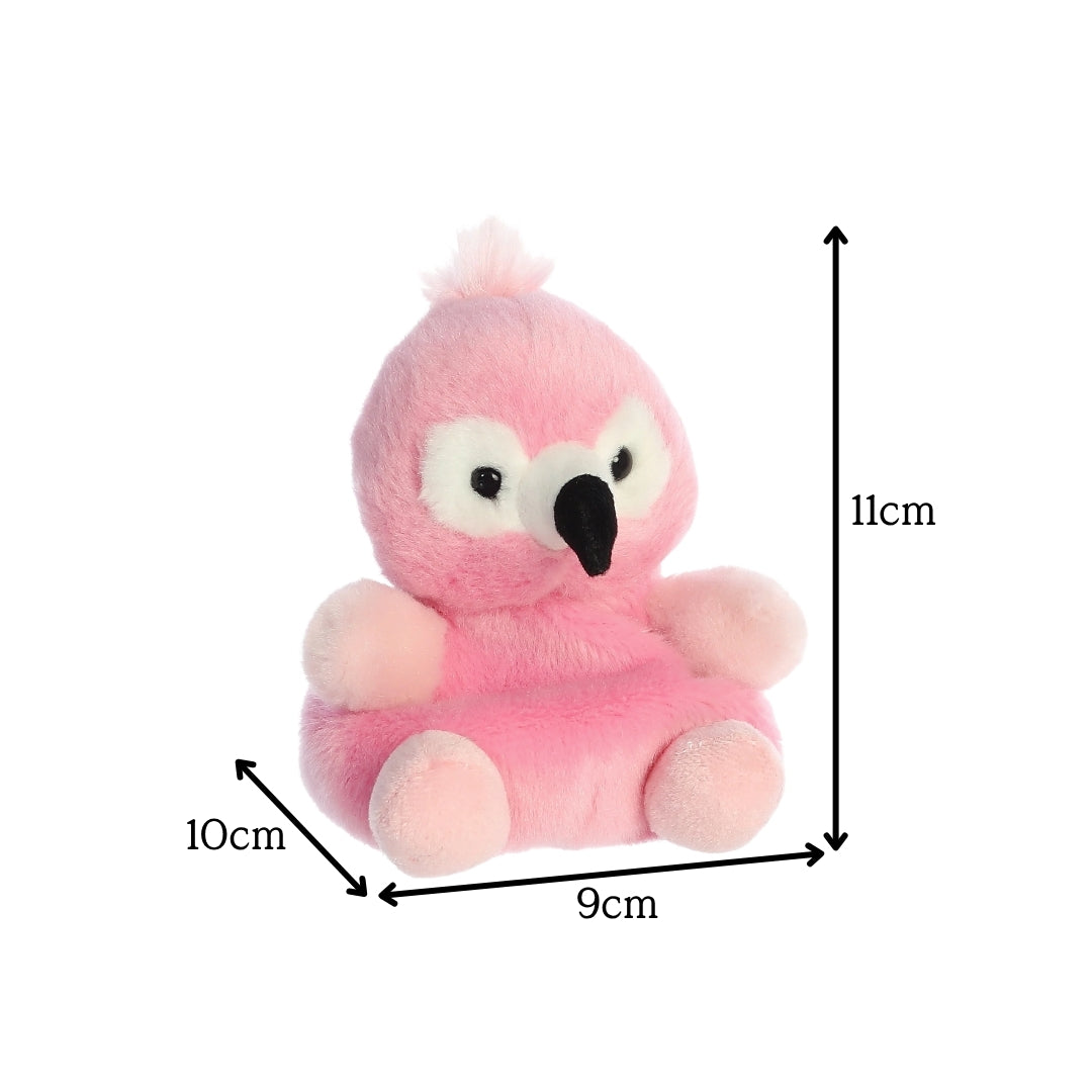 Flamingo Palm Pal Plush 5.5"