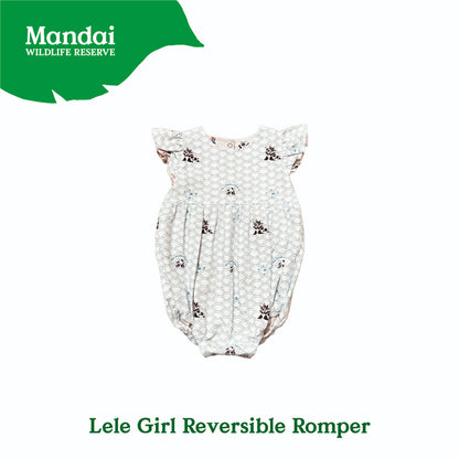 Panda Lele Girl Reversible Dress Animal Print Top Romper Clothing MANDAI WILDLIFE RESERVE