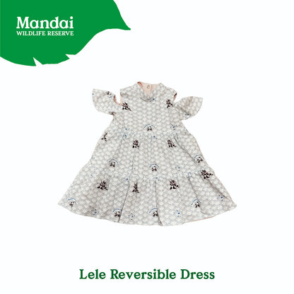 Panda Lele Girl Reversible Dress Animal Print Top Romper Clothing MANDAI WILDLIFE RESERVE