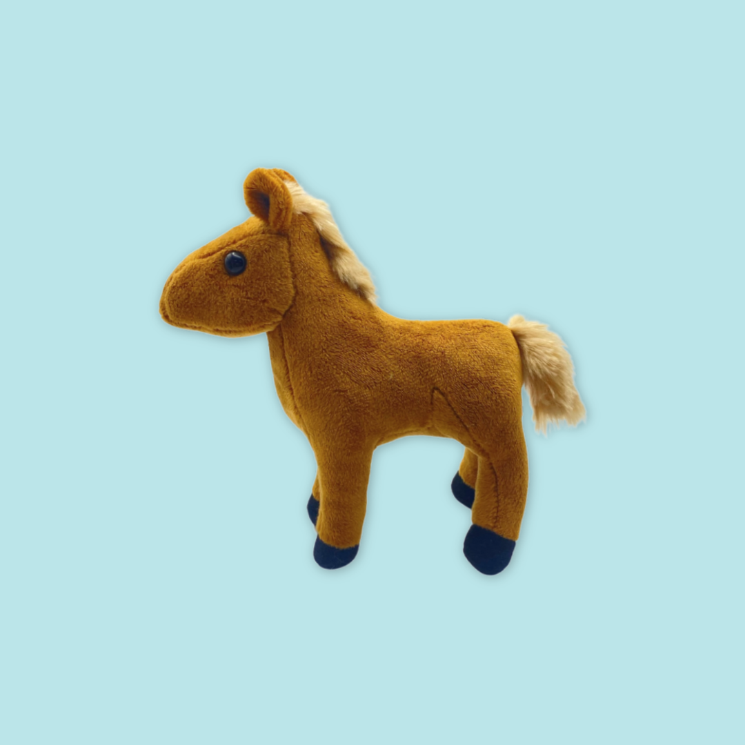 Horse White Horse Fawn  Beanie Plush Toy MANDAI WILDLIFE RESERVE