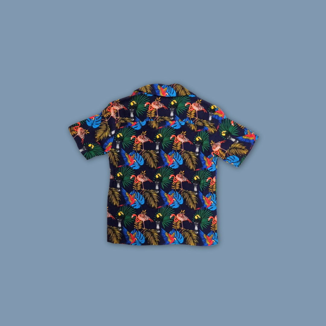 Fying With Colour All Over Print Kids Camper Shirt