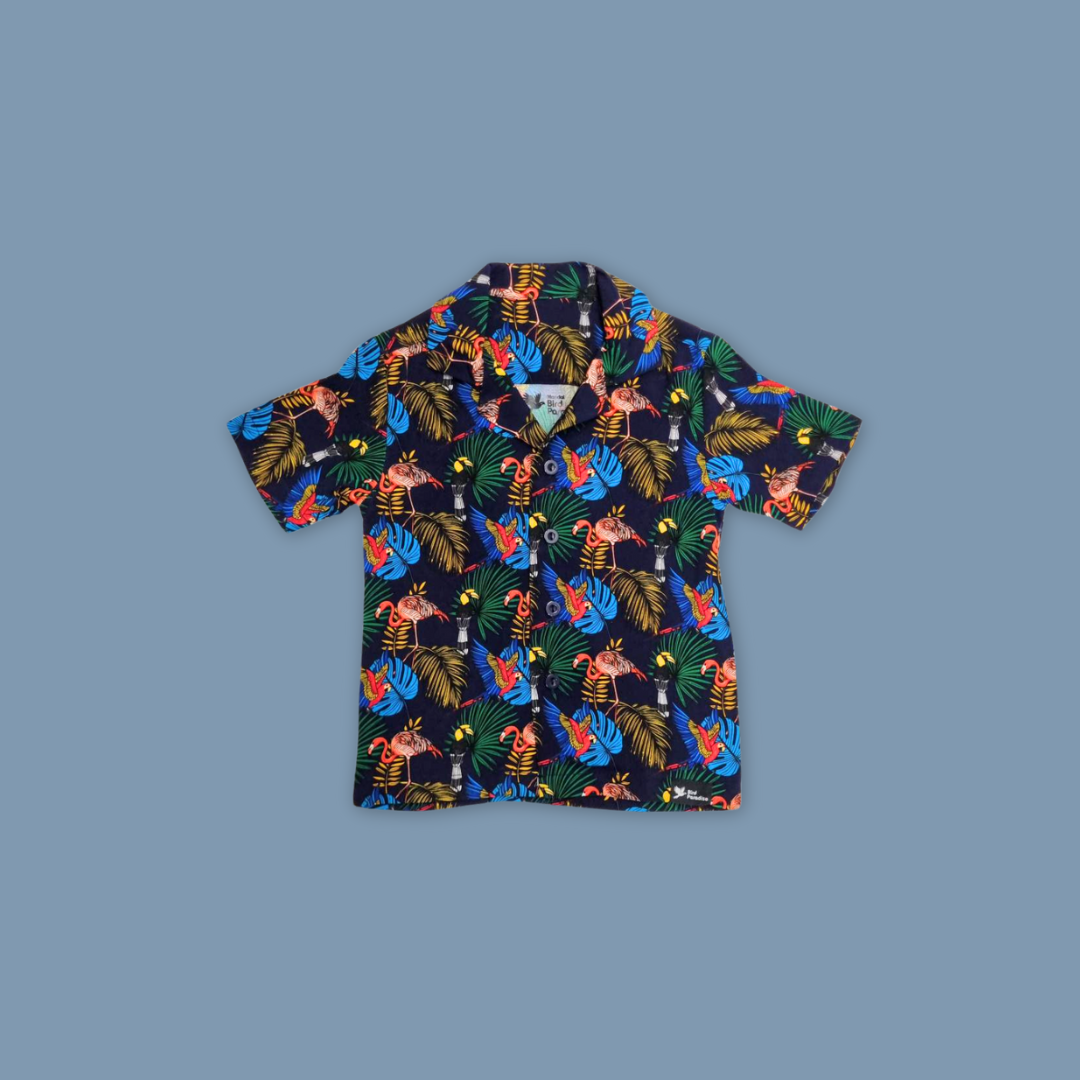 Fying With Colour All Over Print Kids Camper Shirt