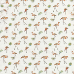 Fying With Colour Flamingo All-Over Print Girl Ruffle Top