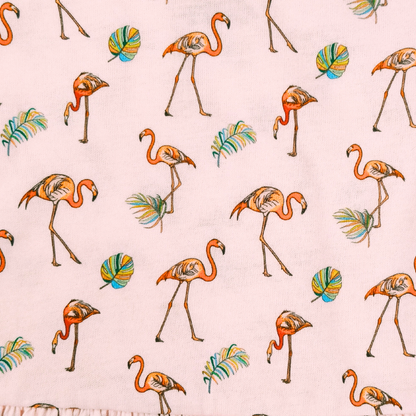 Colorful Flamingo Kids All Over Print Girl Dress - MANDAI WILDLIFE RESERVE