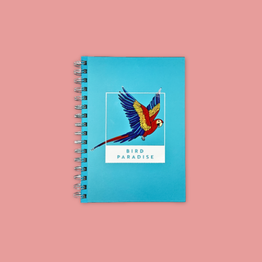 Fying With Colour Macaw Notebook