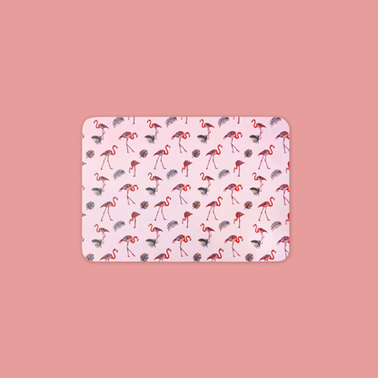 Colorful  Reversible  Placemat Flying with Colors Bird Paradise MANDAI WILDLIFE RESERVE