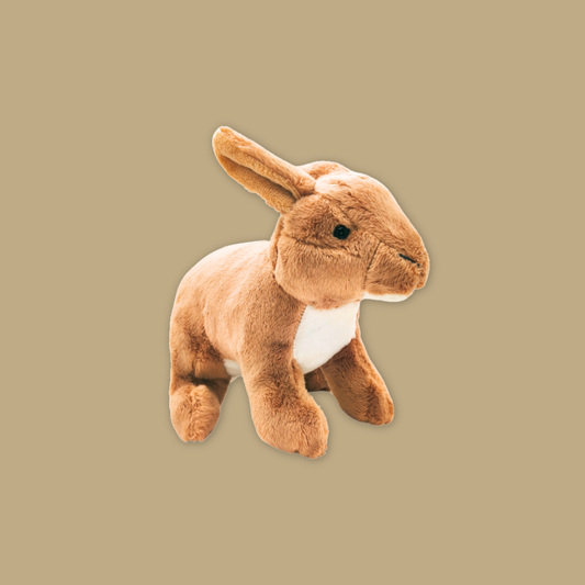 Soft Bunny Plush Trio – White, Grey & Brown Rabbits fromMANDAI WILDLIFE RESERVE