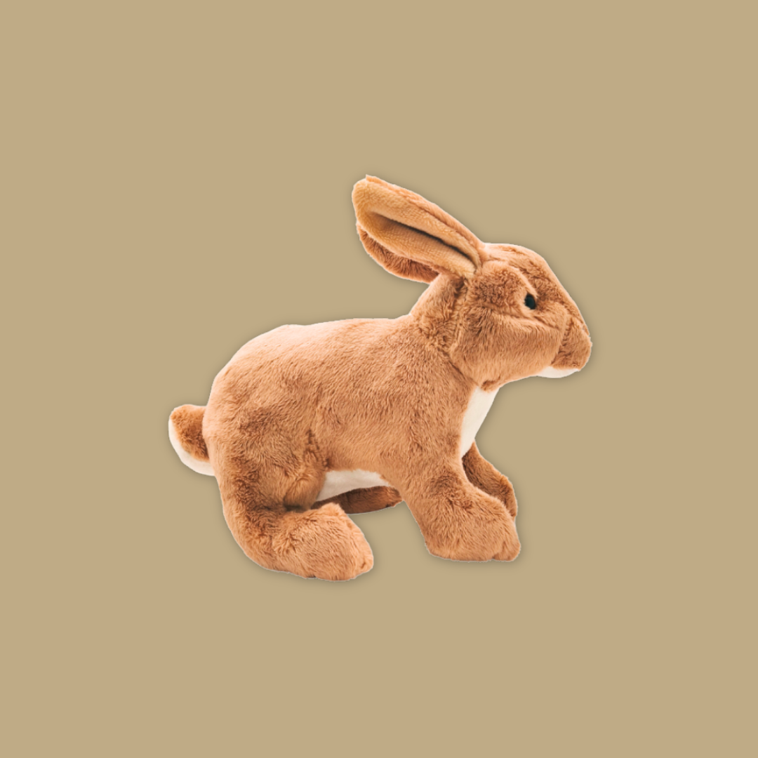 Soft Bunny Plush Trio – White, Grey & Brown Rabbits fromMANDAI WILDLIFE RESERVE