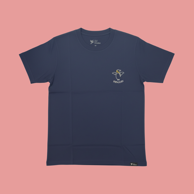 Bird Paradise Penguin Chest Adult T-Shirt