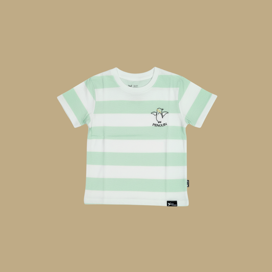 Bird Paradise Penguin Stripe Kid T-Shirt