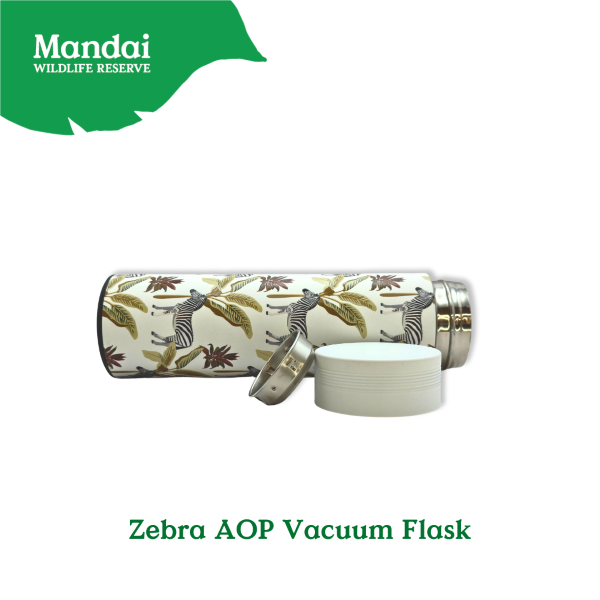 Exclusive WLS Animal Vacuum Flask – Cheetah Jaguar Zebra MANDAI WILDLIFE RESERVE