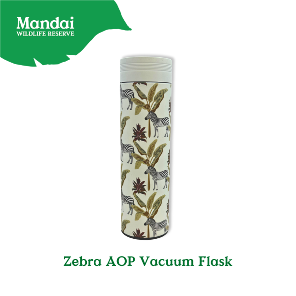 Exclusive WLS Animal Vacuum Flask – Cheetah Jaguar Zebra MANDAI WILDLIFE RESERVE