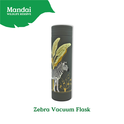 Exclusive WLS Animal Vacuum Flask – Cheetah Jaguar Zebra MANDAI WILDLIFE RESERVE