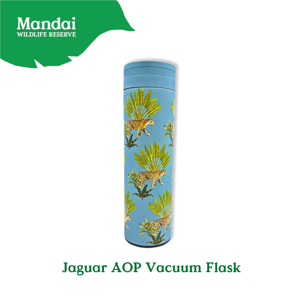 Exclusive WLS Animal Vacuum Flask – Cheetah Jaguar Zebra MANDAI WILDLIFE RESERVE