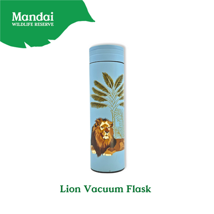 Mandai Collage Vacuum Flask Elephant Panda White Tiger Sun Bear MANDAI WILDLIFE RESERVE