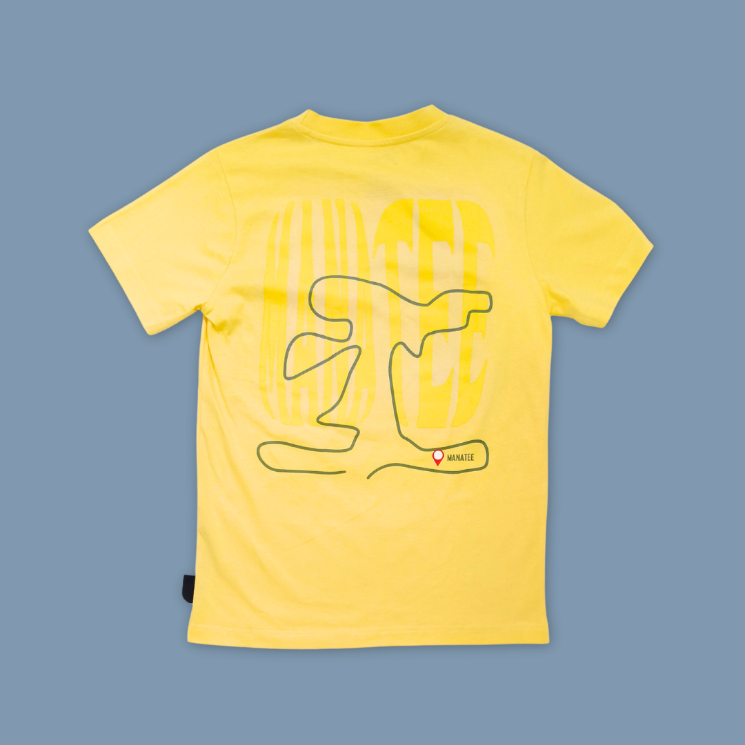 River Wonder Manatee Infographic Map Adult Tee - MANDAI WILDLIFE RESERVE