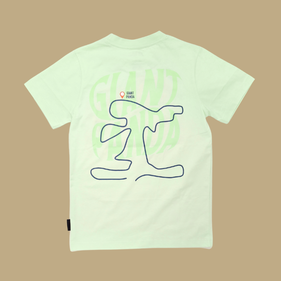 River Wonders Giant Panda Map Adult T-Shirt