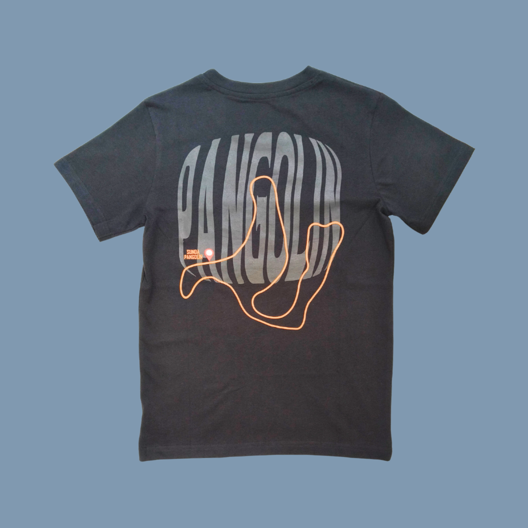 Night Safari Pangolin Map Adult T-Shirt MANDAI WILDLIFE RESERVE