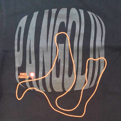 Night Safari Pangolin Map Adult T-Shirt MANDAI WILDLIFE RESERVE